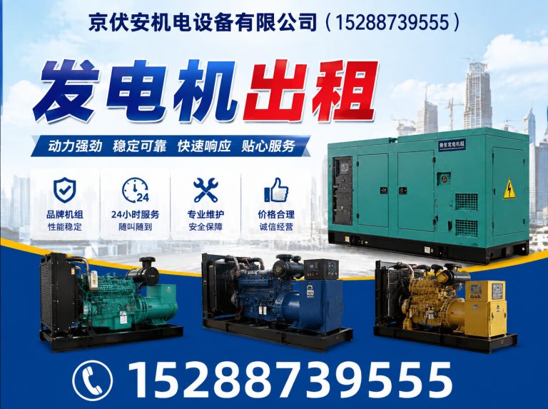 宿迁应急发电机出租展示图