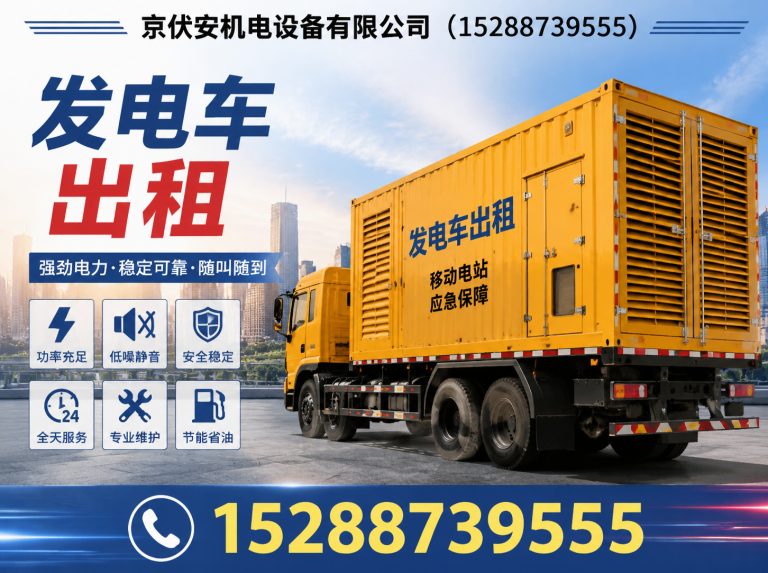 宿迁发电车出租展示图